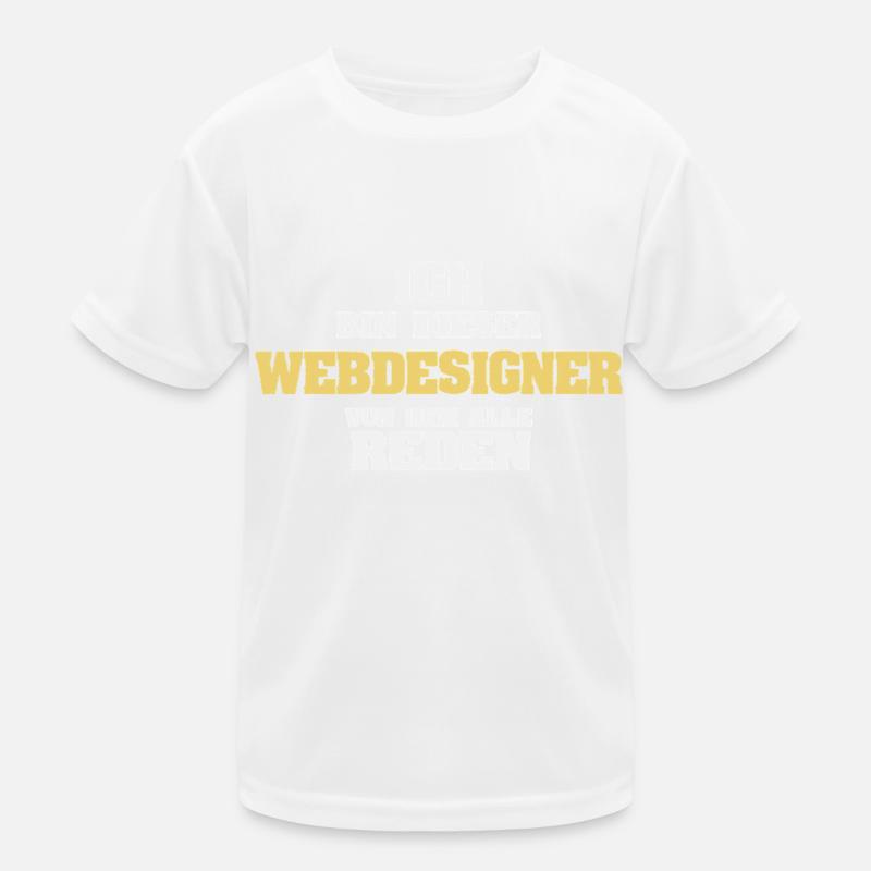 Webdesigner als Beruf Kinder Funktions-T-Shirt