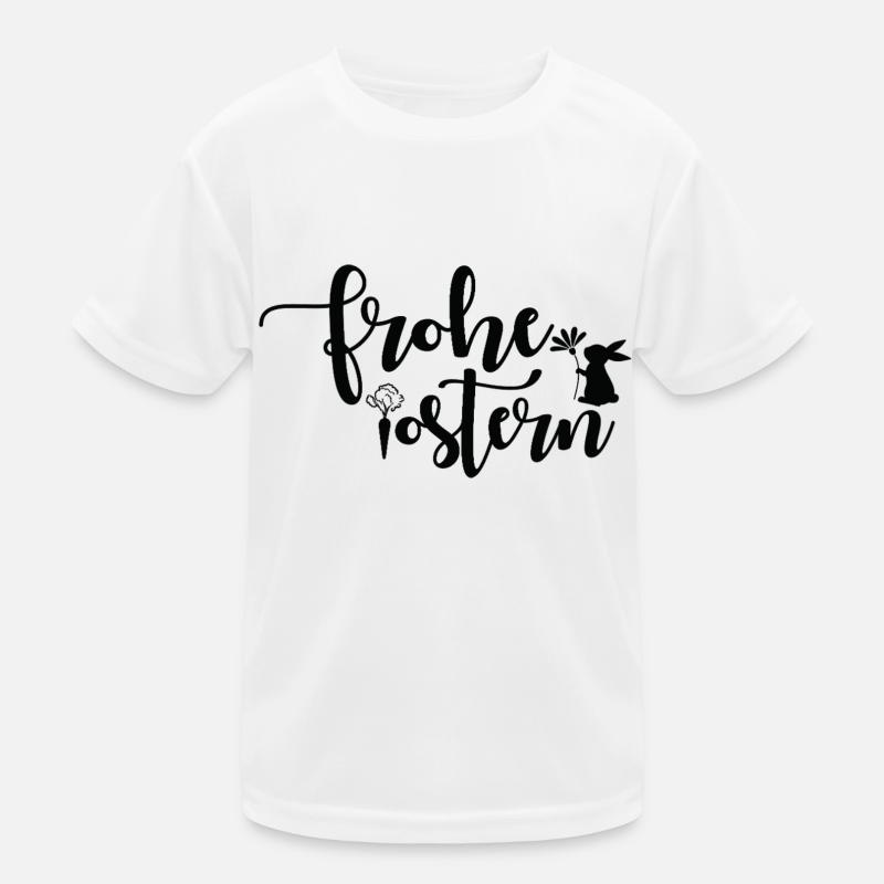 Frohe Ostern 🐰🌸 Kinder Funktions-T-Shirt