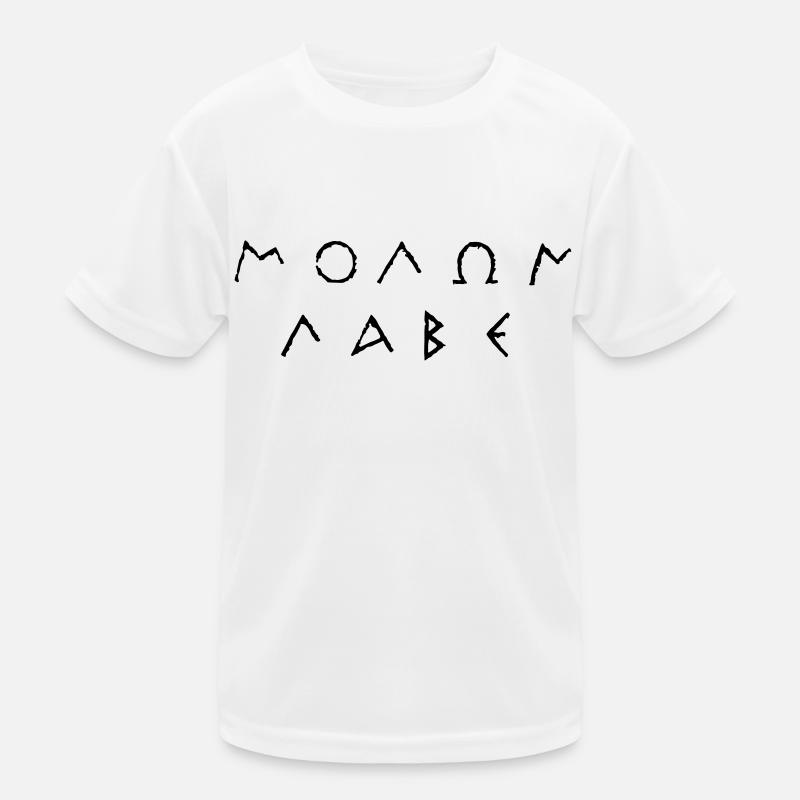 molon_labe Kids Functional T-Shirt