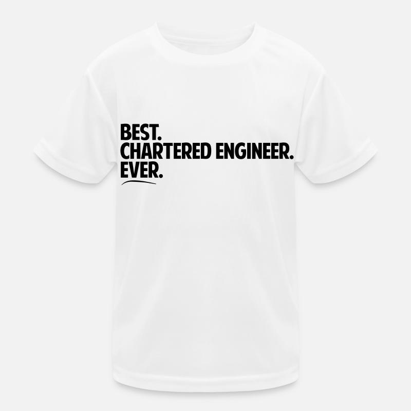 Best chartered engineer ever period bold Kids Functional T-Shirt