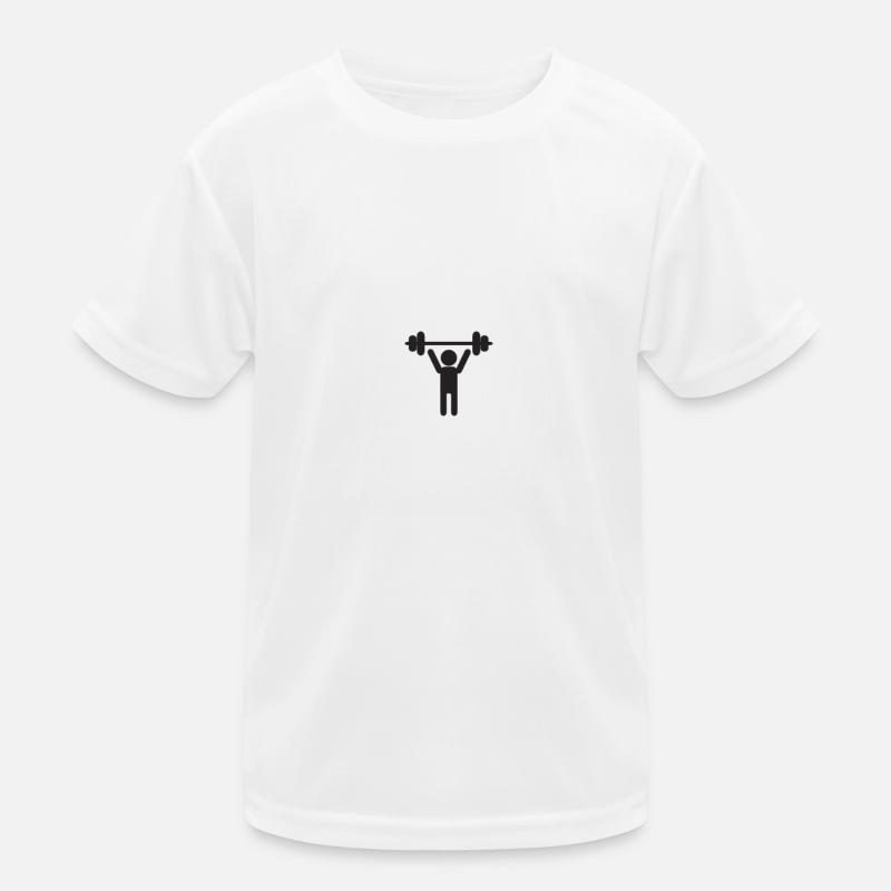Lifting Weights Kids Functional T-Shirt