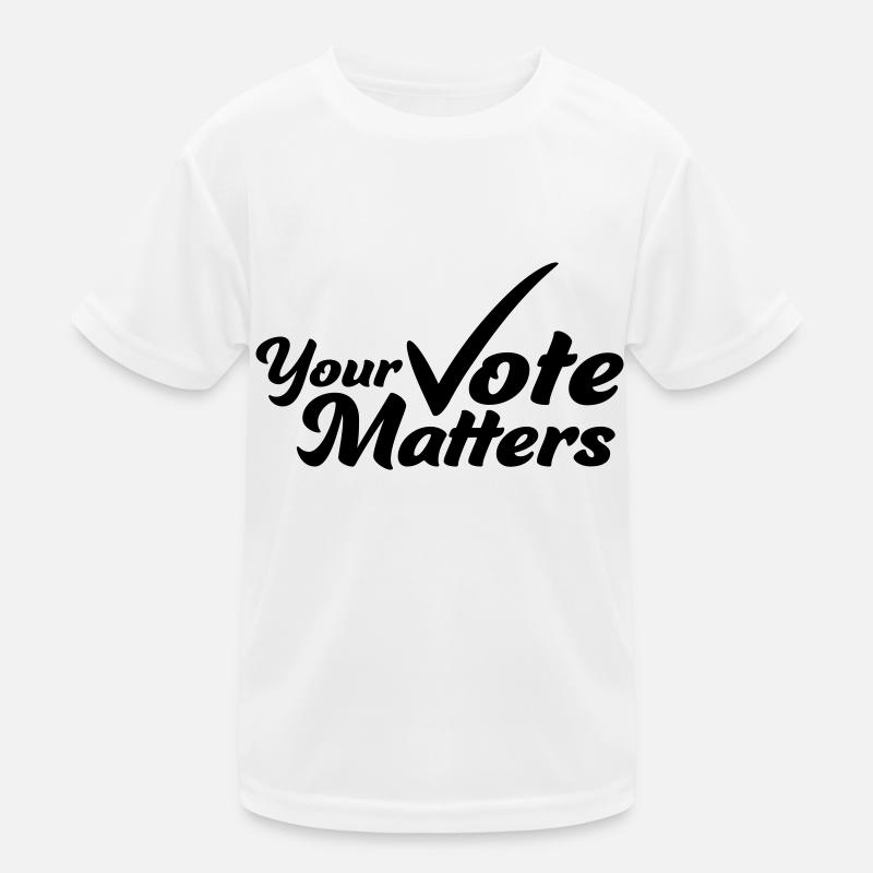 votre vote compte citation T-shirt sport Enfant