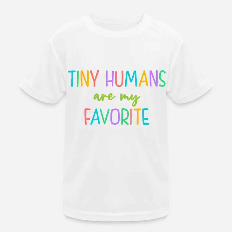 Tiny Humans Are My Favorite Daycare Provider Teach Kinder Funktions-T-Shirt