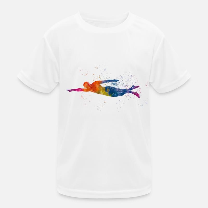 Swimmer Kids Functional T-Shirt