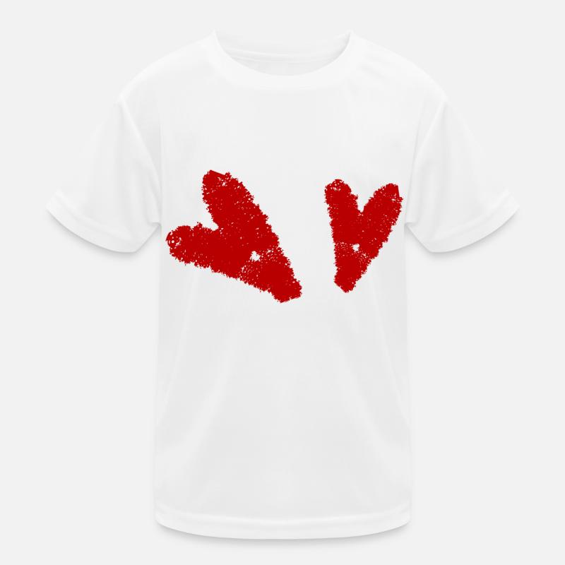 hand-drawn heart2 Kids Functional T-Shirt