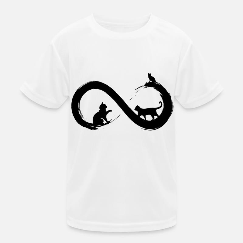 Infinity Cat Kids Functional T-Shirt