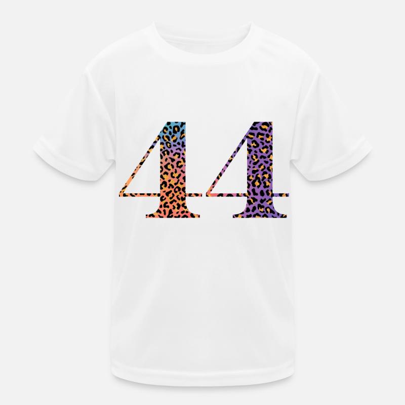 44e anniversaire léopard T-shirt sport Enfant