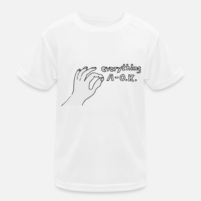 Everything A OK Kinder Funktions-T-Shirt