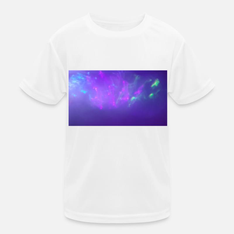 Neon Space Kinder Funktions-T-Shirt