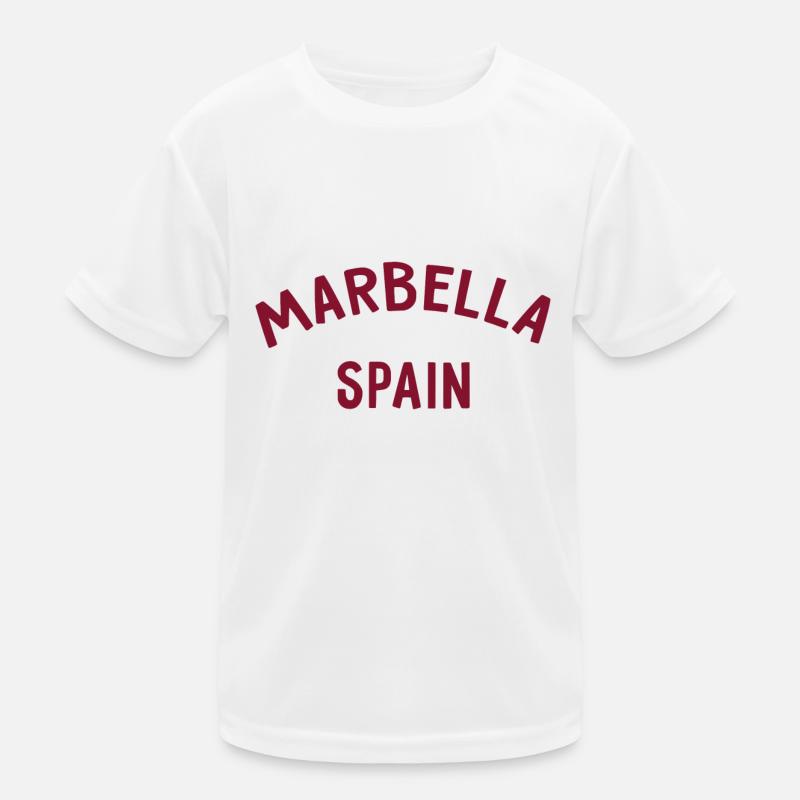 Marbella Spain Spanien Espana Kinder Funktions-T-Shirt