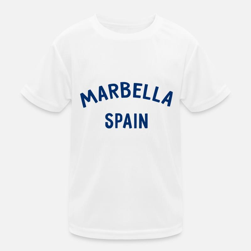 Marbella Spain Spanien Espana Kinder Funktions-T-Shirt