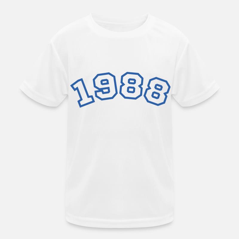 1988 bleu sport T-shirt sport Enfant