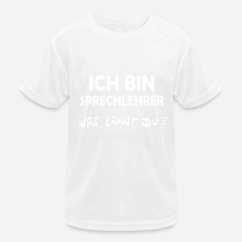 Professeur d’élocution en tant que profession T-shirt sport Enfant