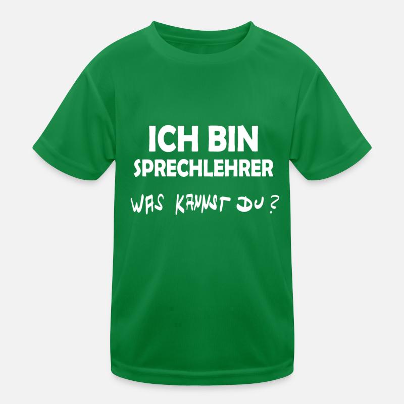 Professeur d’élocution en tant que profession T-shirt sport Enfant