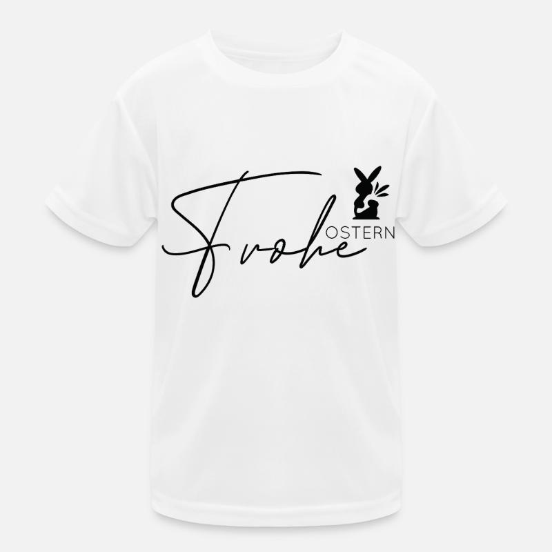 Frohe Ostern 🐰🌸 Kinder Funktions-T-Shirt
