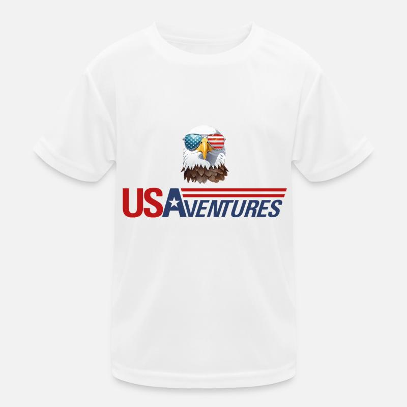 Eagle head logo T-shirt sport Enfant