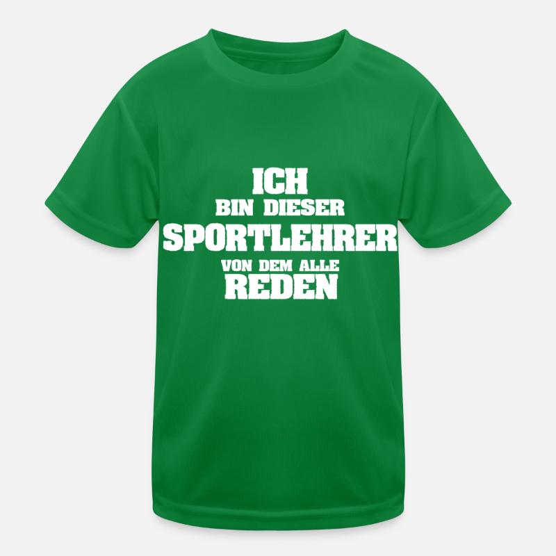 Beruf Sportlehrer Kinder Funktions-T-Shirt