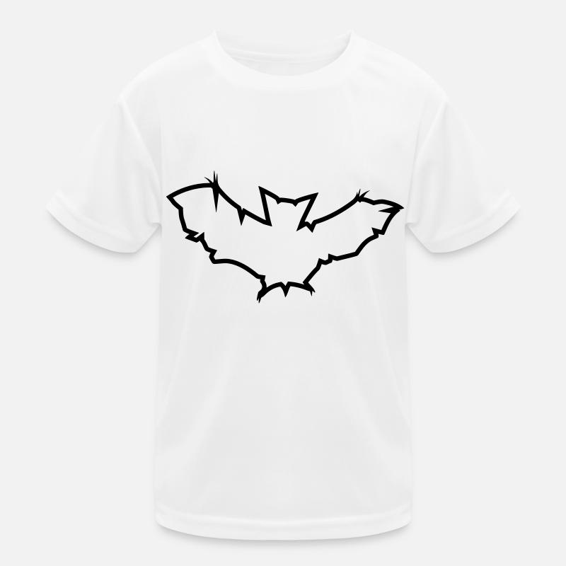 cool design muster logo symbol bat fledermaus blit Kinder Funktions-T-Shirt