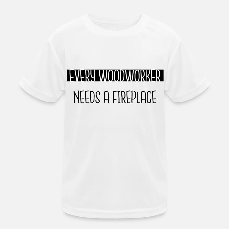 chainsaw cabinetmaker hearbeat Kinder Funktions-T-Shirt