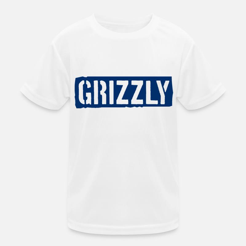Grizzly Bear Slogan T-shirt sport Enfant
