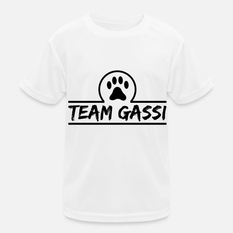 team gassi Kinder Funktions-T-Shirt