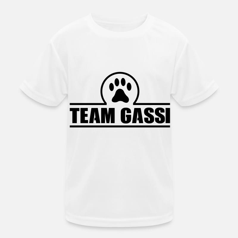 team gassi Kinder Funktions-T-Shirt