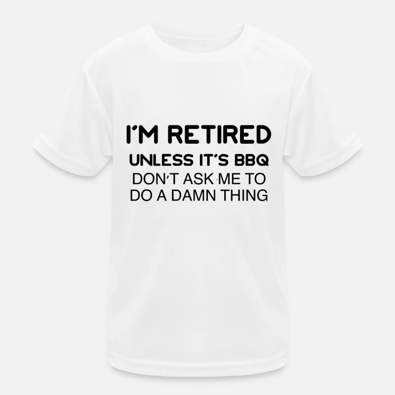 la retraite bbq T-shirt sport Enfant