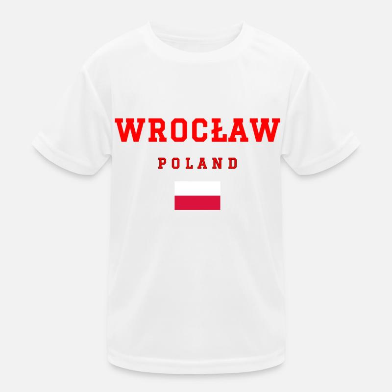 Wroclaw, Poland Kids Functional T-Shirt