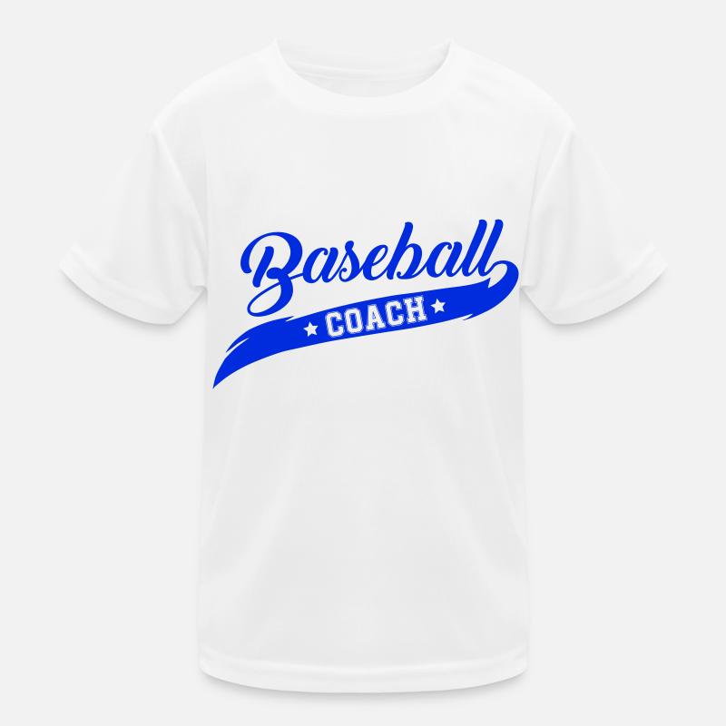 baseball coach Kinder Funktions-T-Shirt