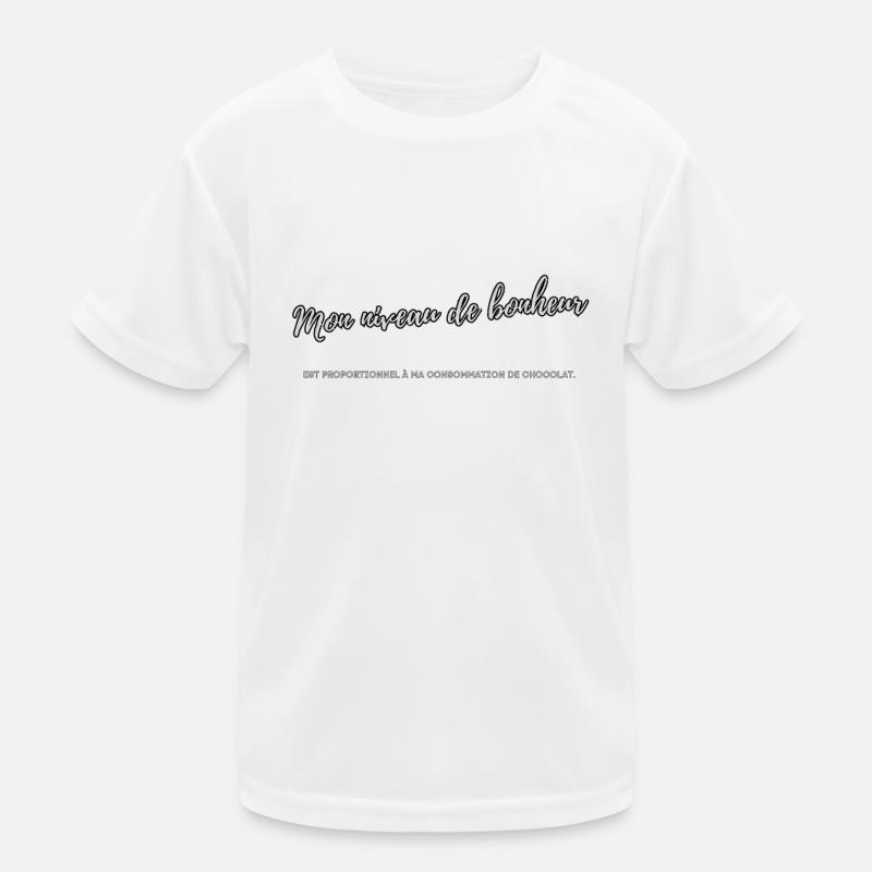 Happiness Level Kids Functional T-Shirt