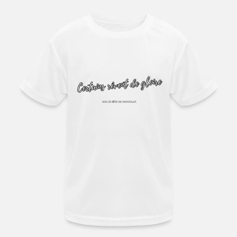 Dream About Chocolate Kids Functional T-Shirt