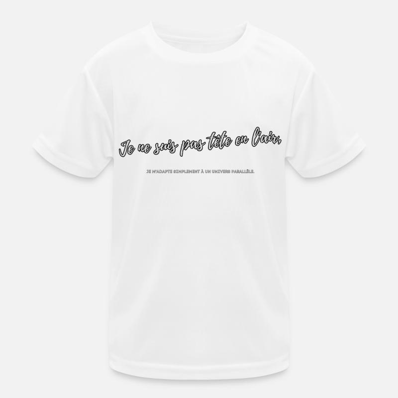 Kopf in der Luft Kinder Funktions-T-Shirt