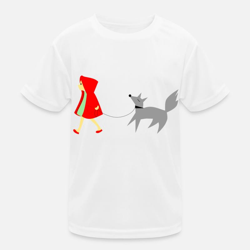 Rotkäppchen und der Wolf Kinder Funktions-T-Shirt