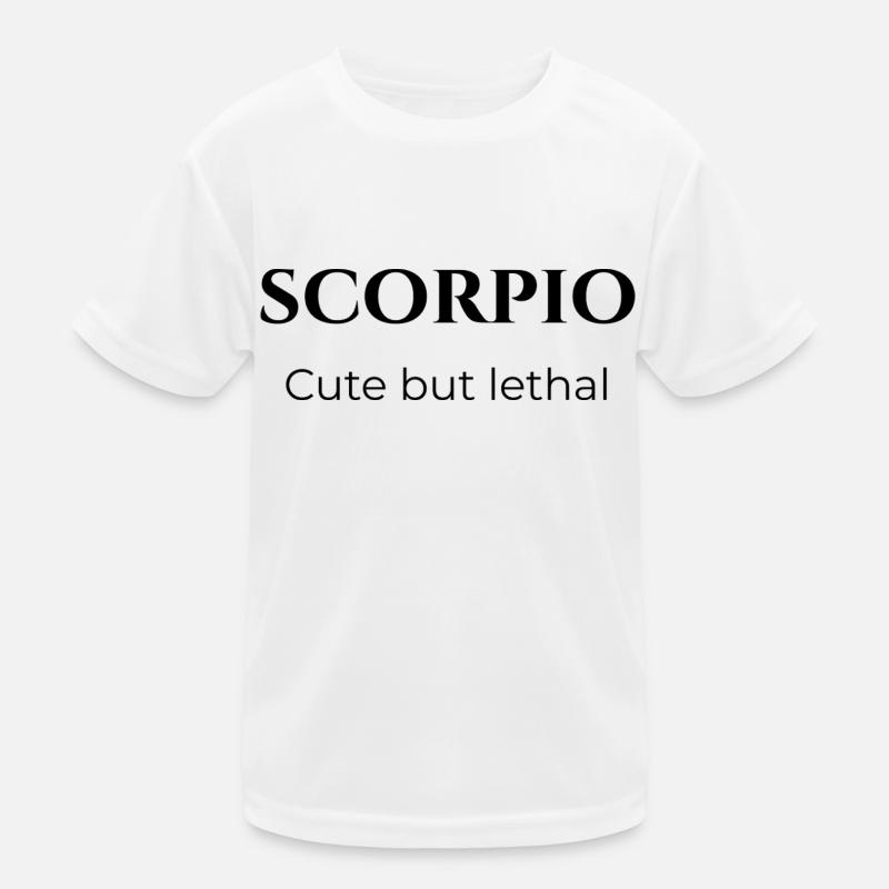 Ironic Scorpio Quote Kids Functional T-Shirt