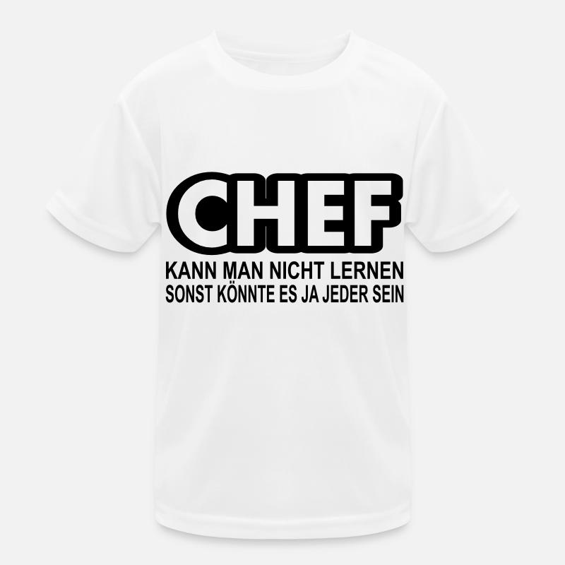 chef Kinder Funktions-T-Shirt