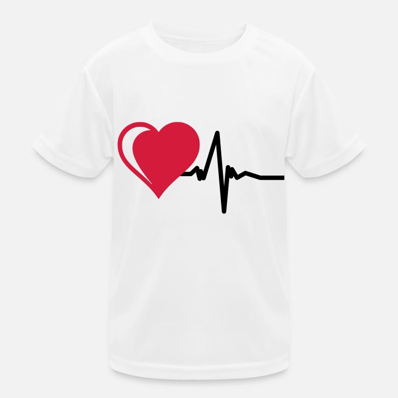 Coeur avec impulsion T-shirt sport Enfant