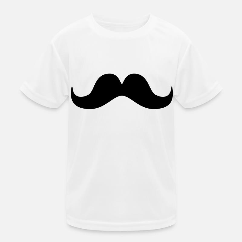 mustache Kids Functional T-Shirt