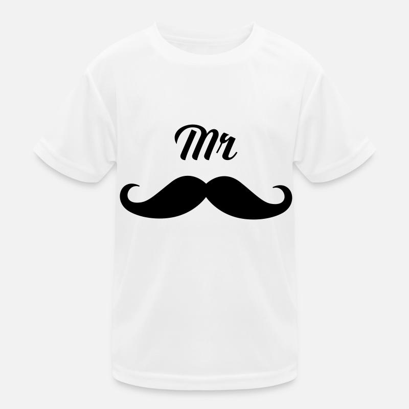 Mr - Moustache Part 1) Kinder Funktions-T-Shirt