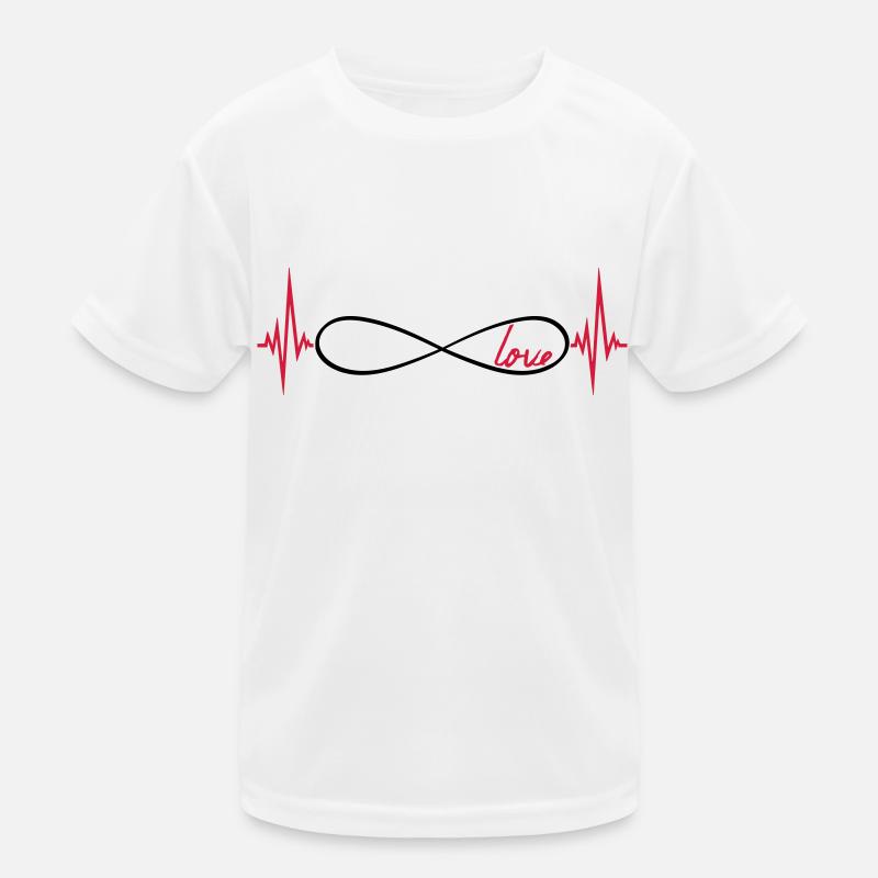 herzschlag puls love unendlich endlos frequenz ewi Kinder Funktions-T-Shirt