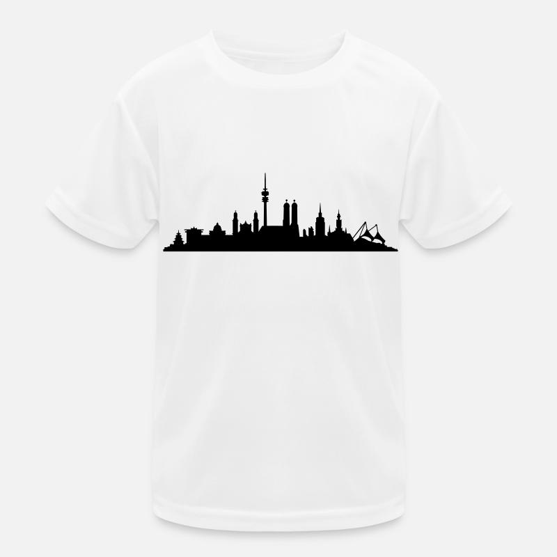 Skyline München Kinder Funktions-T-Shirt
