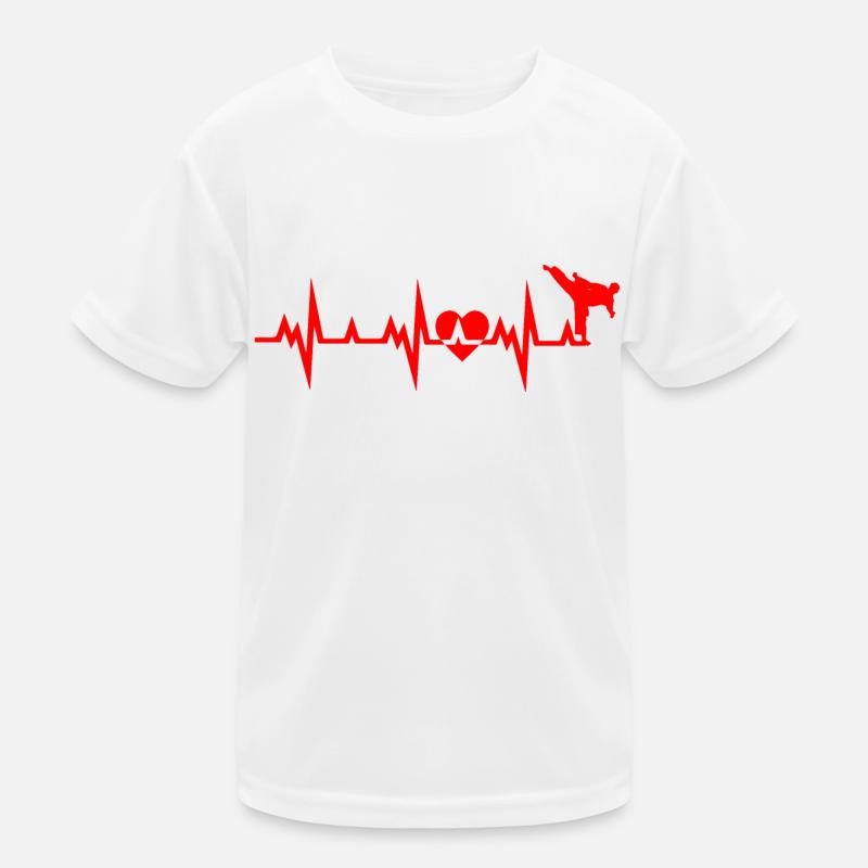 Karate Boxing Fighting Kids Functional T-Shirt