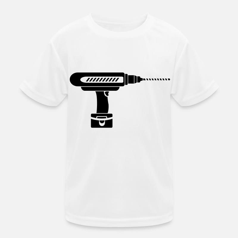 screwdriver drill Kids Functional T-Shirt