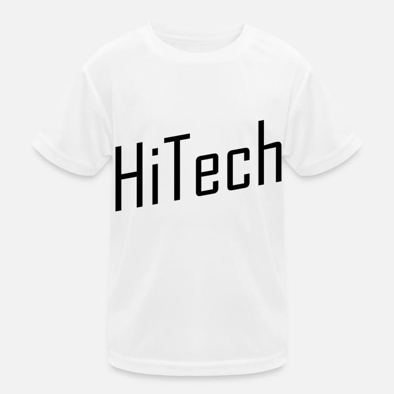 HiTech - Kinder Funktions-T-Shirt - Weiß