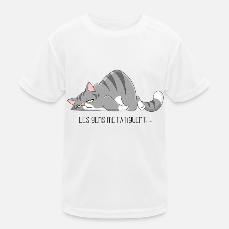 Menschen machen mich müde Kinder Funktions-T-Shirt