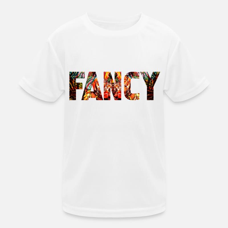 fancy bunt 2 - Kinder Funktions-T-Shirt - Weiß