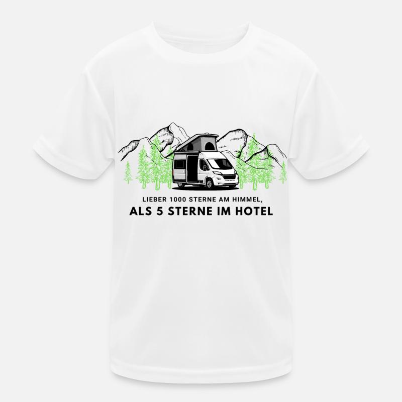 Camper Kinder Funktions-T-Shirt