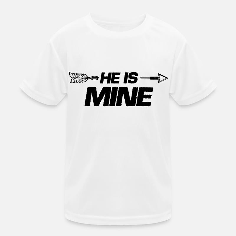 he is mine Kinder Funktions-T-Shirt
