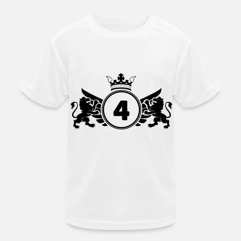 wappen 4 Kinder Funktions-T-Shirt