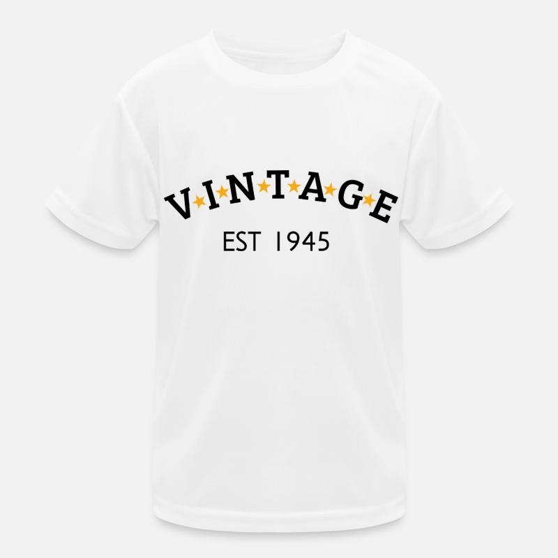 Vintage is 1945 Kids Functional T-Shirt