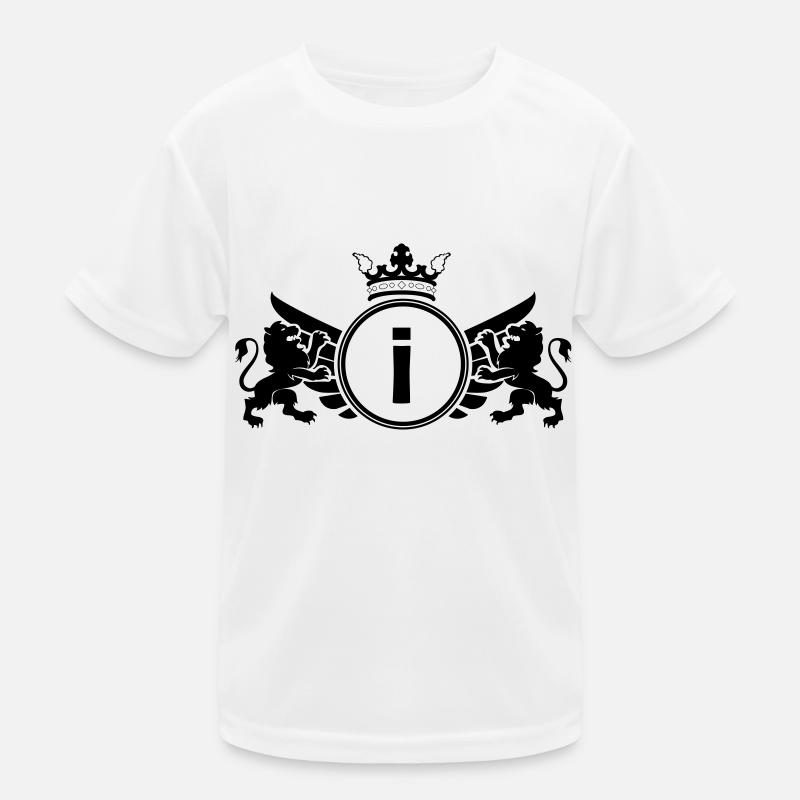 buchstabe I Wappen Kinder Funktions-T-Shirt